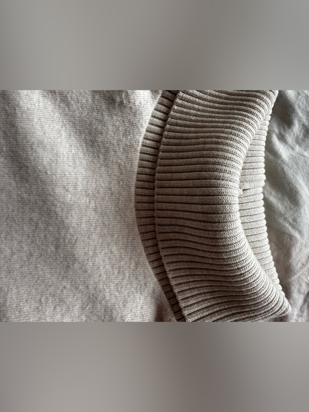Zara Beige Sleeveless Turtleneck Knit Top Size S Minimal Rib Collar Sweater - Picture 3 of 14